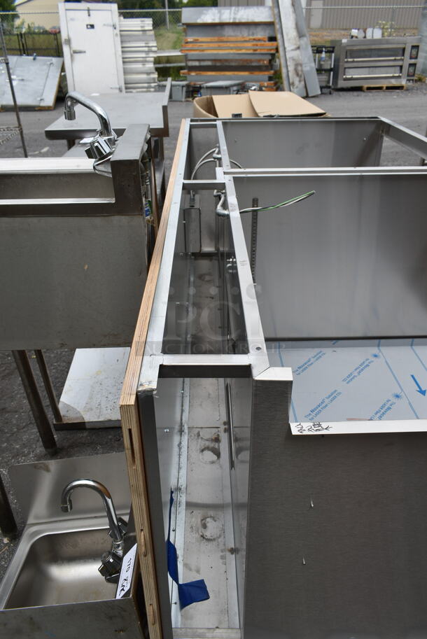 BRAND NEW SCRATCH AND DENT! Stainless Steel Commercial Counter Frame w/ Under Shelf. - Image 6 of 8