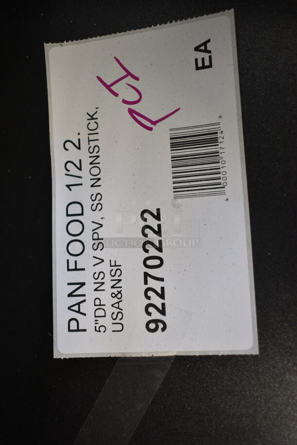 4 BRAND NEW SCRATCH AND DENT! Items Including 92270222 Vollrath 70222 Super Pan V® 1/2 Size 2 1/2" Deep Anti-Jam Stainless Steel SteelCoat x3 Non-Stick Steam Table / Hotel Pan - 22 Gauge, 2 Metal Half Size Baking Pans and 1 Full Size Metal Baking Pan. 4 Times Your Bid!  - Image 3 of 3