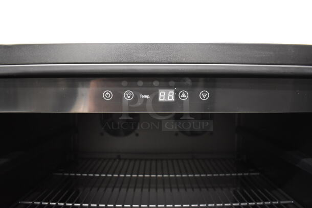 BRAND NEW SCRATCH AND DENT! Whynter FWC-1201BB Metal Commercial Single Door Reach In Wine Chiller Merchandiser. 110 Volts, 1 Phase. 23.5x22.5x55. Tested and Working! - Image 5 of 6