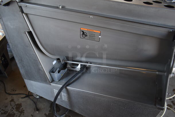 2017 Hobart MG2032 Metal Commercial Floor Style Electric Powered Meat Mixer Grinder w/ Foot Pedal on Commercial Casters. 208 Volts, 3 Phase. - Image 4 of 7