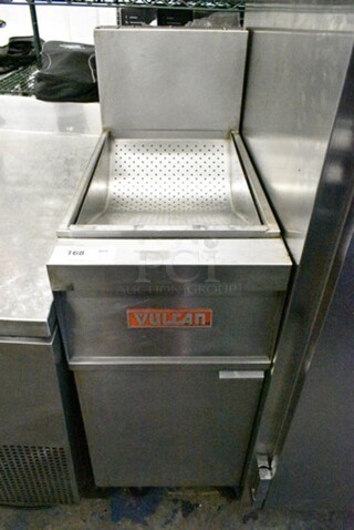 Vulcan Stainless Steel Commercial Dumping Station on Commercial Casters.