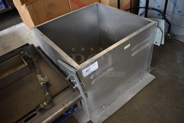 Metal Commercial Bottom Frame / Stand for Mushroom Exhaust Fan. Appears New! 33x33x20.5 - Image 4 of 4