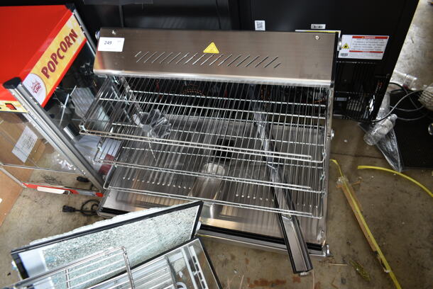 BRAND NEW SCRATCH AND DENT! ServIt 423HDM36SA Stainless Steel Commercial Countertop Display Case. See Pictures for Damage. Tested and Working! - Image 4 of 7