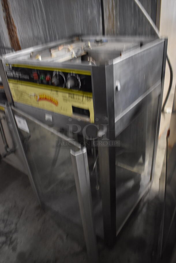 850B Super Pretzel Commercial Stainless Steel Countertop Soft Pretzel Warmer And Display Case.  115 Volts, 1 Phase. Tested and Does Not Power On - Image 3 of 5