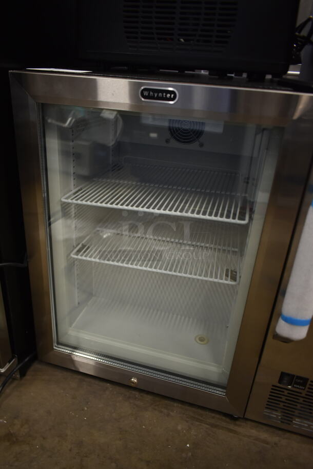 BRAND NEW SCRATCH AND DENT! Whynter CDF-177SB Countertop Reach In 1.8 cu ft Display Glass Door Freezer Merchandiser. 115 Volt, 1 Phase. Tested and Working! - Image 2 of 4