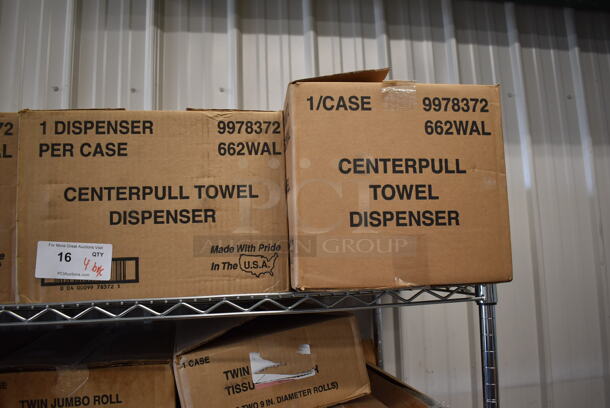 4 BRAND NEW IN BOX! Vondrehle Gray Poly Wall Mount Paper Towel Dispensers. 11x10x14. 4 Times Your Bid! - Image 7 of 7