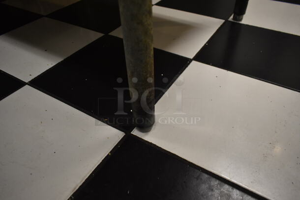 Stainless Steel Commercial Table w/ Mounted Commercial Can Opener and Under Shelf. (kitchen)  - Image 6 of 6