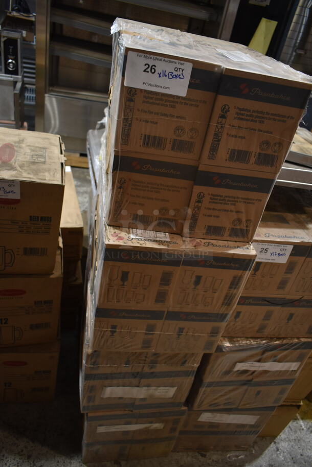 PALLET LOT of 16 BRAND NEW Boxes of 6 Pasabahce 44796 Holiday Goblet 25 cl Cocktail Glass. 16 Times Your Bid! - Image 2 of 4