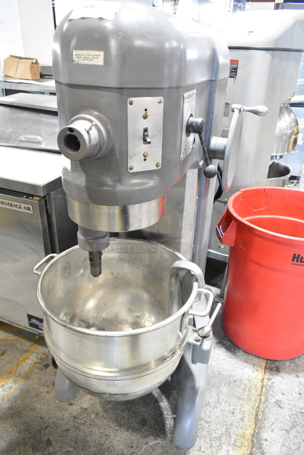 Hobart H-600 Metal Commercial Floor Style 60 Quart Planetary Dough Mixer w/ Mixing Bowl and Dough Hook Attachment. 208 Volts, 3 Phase. - Image 3 of 9