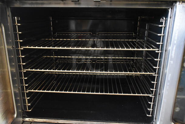 Stainless Steel Commercial Full Size Convection Oven w/ View Through Doors, Metal Oven Racks and Thermostatic Controls. Comes w/ Legs! - Image 4 of 4