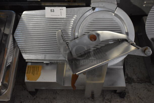 Fleetwood 312 Stainless Steel Commercial Countertop Meat Slicer w/ Blade Sharpener. 115 Volts, 1 Phase. 21x25x20. Tested and Working! - Image 1 of 9