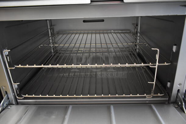 BRAND NEW SCRATCH AND DENT! 2023 Mainstreet 541E60N Stainless Steel Commercial Natural Gas Powered 10 Burner Range w/ 2 Ovens, Over Shelf and Back Splash. Stock Picture Used For Gallery. 360,000 BTU. - Image 7 of 12