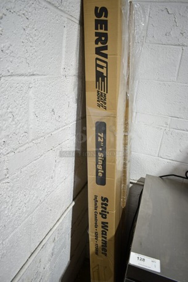 BRAND NEW IN BOX! ServIt 423SWI72 Stainless Steel Commercial 72" High Wattage Strip Warmer with Adjustable Infinite Controls. 120 Volts, 1 Phase. - Image 2 of 3
