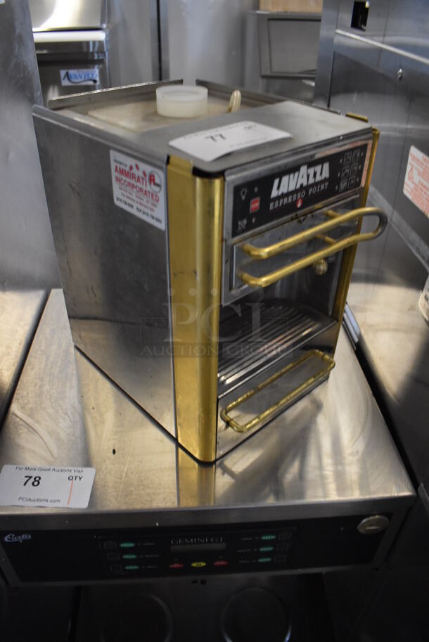 LavAzza Metal Commercial Countertop Single Group Espresso Machine.  - Image 3 of 6