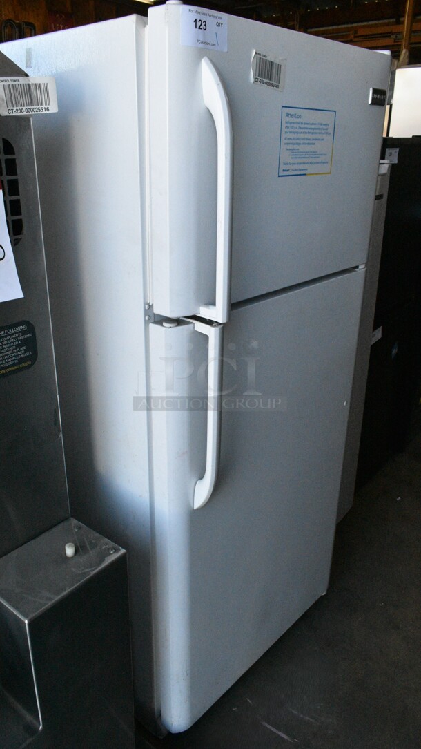 Frigidaire FFTR1814QW9B Metal Cooler w/ Freezer. 115 Volts, 1 Phase. Cannot Test Due To Cut Power Cord - Image 2 of 7