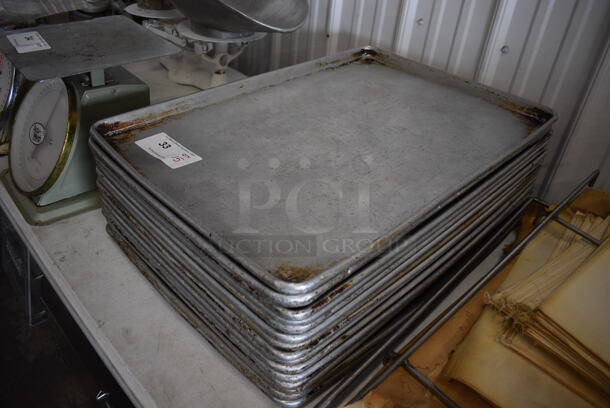 15 Metal Full Size Baking Pans. 18x26x1. 15 Times Your Bid! - Image 2 of 3