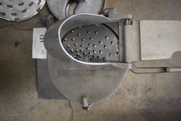 Metal Commercial Pelican Head w/ 2 Grating Blade and Slicing Blade. 10x18x13 - Image 4 of 8