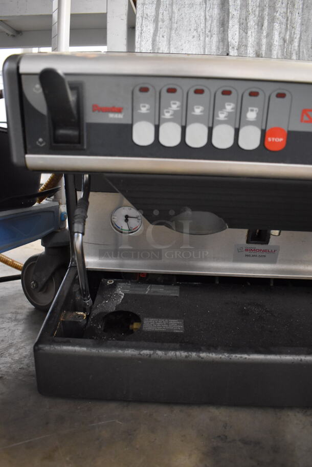 Nuova Simonelli Stainless Steel Commercial Countertop 2 Group Espresso Machine w/ 2 Steam Wands. 208-240 Volts, 1 Phase. 25x20x23 - Image 2 of 6