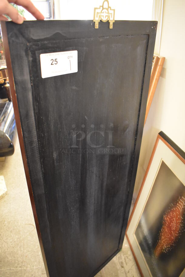 Framed Picture of Peafowl in Asian Style. Goes GREAT w/ Lots 26-28! - Image 7 of 7