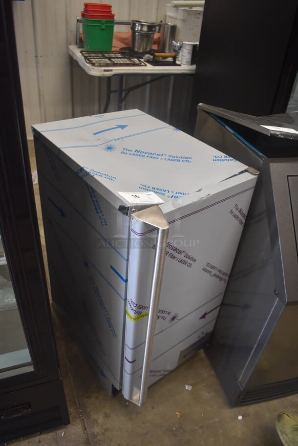 BRAND NEW SCRATCH AND DENT! 2023 Hoshizaki C-80BAJ-AD 14 7/8" ADA Compliant Air Cooled Undercounter Cubelet Ice Machine. 115-120Volt 1 Phase - Image 2 of 7