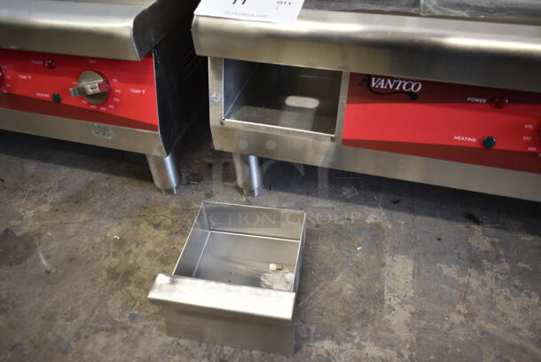 LIKE NEW! 2023 Avantco 177EG30N Stainless Steel Commercial Countertop Electric Powered Flat Top Griddle. 208/240 Volts, 1 Phase. Tested and Working! - Image 4 of 6