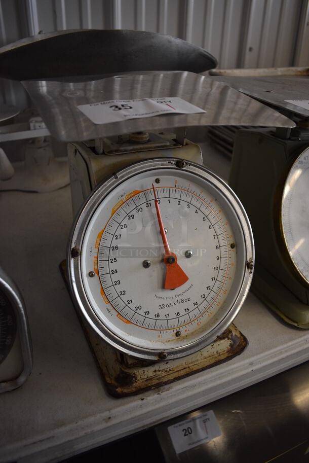 Metal 32 Ounce Capacity Scale. 9x11x10 - Image 4 of 4
