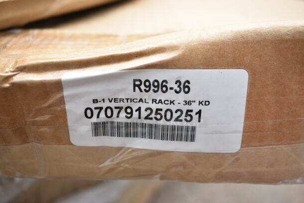 BRAND NEW SCRATCH AND DENT! Bulman R996-36 36" Vertical One Roll Paper Rack - Image 2 of 2