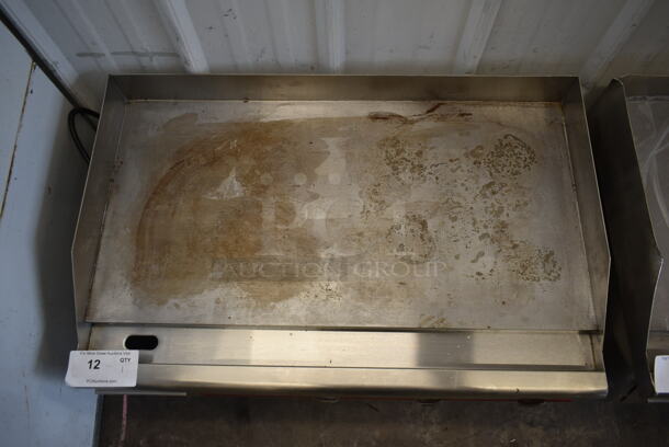 LIK NEW! 2022 Avantco 177EG30N Stainless Steel Commercial Countertop Electric Powered Flat Top Griddle. 208/240 Volts, 1 Phase. Tested and Working! - Image 2 of 6