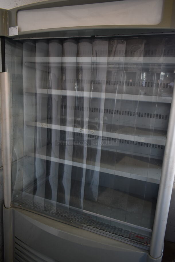 AHT ATC 48-P Metal Commercial Open Grab N Go Merchandiser w/ Shelves. 250 Volts.  - Image 3 of 6