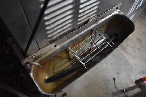 Taylor 8756-27 Stainless Steel Commercial Floor Style Water Cooled 2 Flavor w/ Twist Soft Serve Ice Cream Machine on Commercial Casters. 208/230 Volts, 1 Phase. 26x36x72 - Image 8 of 9