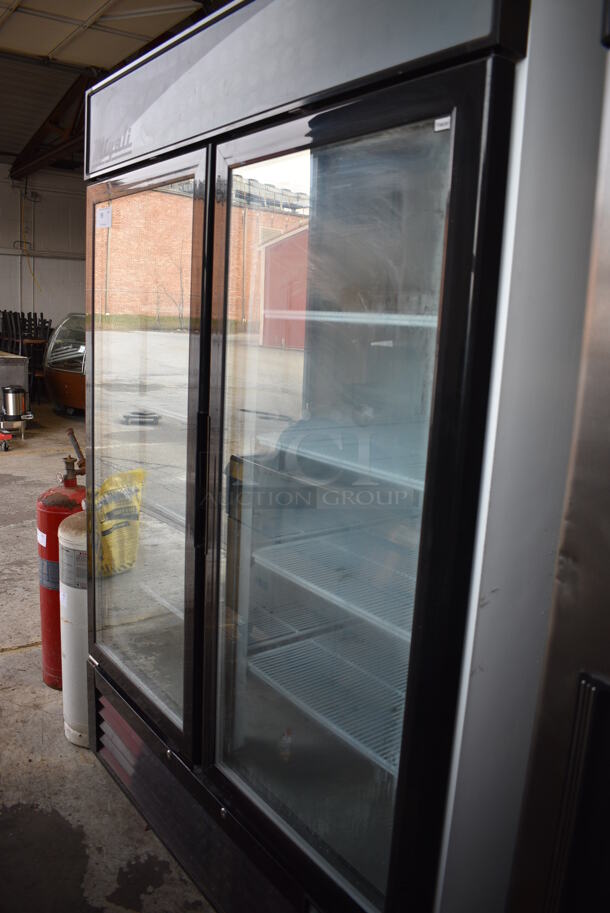 2016 Migali Model C-49FM Metal Commercial 2 Door Reach In Cooler Merchandiser w/ Poly Coated Racks on Commercial Casters. 115 Volts, 1 Phase. 52x32x81. Cannot Test Due To Cut Power Cord - Image 6 of 6