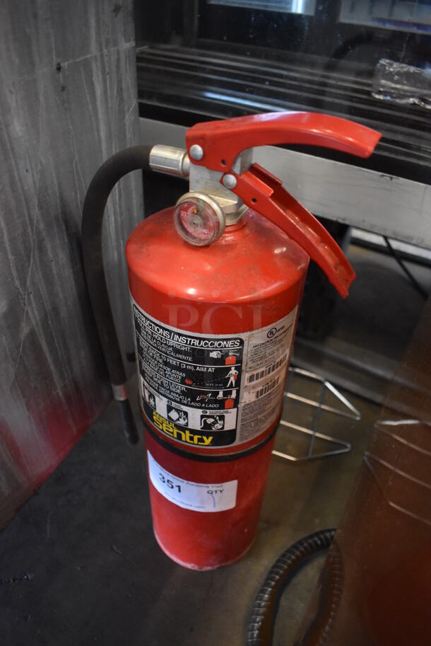 Ansul Sentry Wet Chemical Fire Extinguisher. 9x5x20. Buyer Must Pick Up - We Will Not Ship This Item - Image 2 of 4