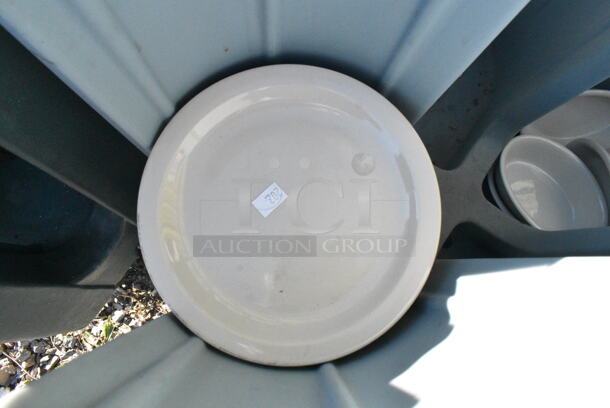 Metro Gray Poly Dish Caddy on Commercial Casters Including Approximately 44 Plates.  - Image 4 of 6