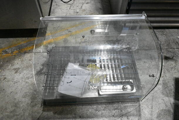 KoolMore HDC-1.5C Metal Countertop Heated Display Case Merchandiser. 110-120 Volts, 1 Phase. Tested and Working! - Image 1 of 10