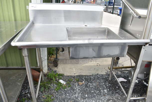 Stainless Steel Commercial Left Side Dirty Side Dishwasher. Goes GREAT w/ Item 249! - Image 1 of 5