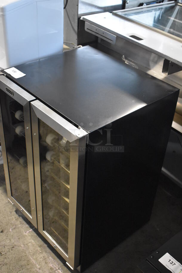 BRAND NEW SCRATCH AND DENT! Whynter BWB-2060FDS Stainless Steel 2 Door Wine Chiller Merchandiser. 115 Volts, 1 Phase. Tested and Working! - Image 3 of 8