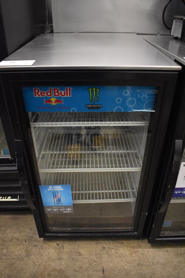 2018 True GDM-06-34-HC-TSL01 Metal Commercial Single Door Reach In Mini Cooler Merchandiser. 115 Volts, 1 Phase. 20.5x28x36. Tested and Working! - Image 1 of 5