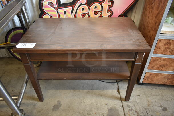 Wood Pattern Coffee Table. - Image 1 of 3