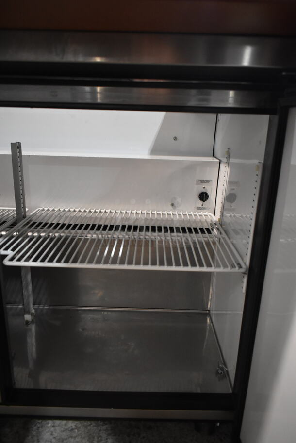 2014 True TSSU-72-18 Stainless Steel Commercial Sandwich Salad Prep Table Bain Marie Mega Top on Commercial Casters. 115 Volts, 1 Phase. Tested and Working! - Image 5 of 9