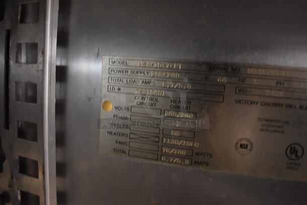 Victory HSA-1D-7-PT Stainless Steel Commercial Single Door Reach In Pass Through Cooler. 208-240 Volts, 1 Phase. 26.5x40x84 - Image 8 of 8