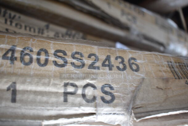 3 BRAND NEW SCRATCH AND DENT! Regency 460SS2436 Spec Line 24" x 36" NSF Stainless Steel Solid Shelf, . 3 Times Your Bid!  - Image 4 of 5
