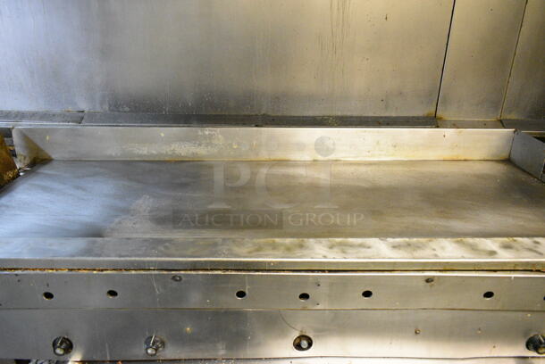 Wolf Stainless Steel Commercial Countertop Natural Gas Powered Flat Top Griddle. This Unit Was In Working Condition When the Restaurant Closed. (kitchen) - Image 2 of 6