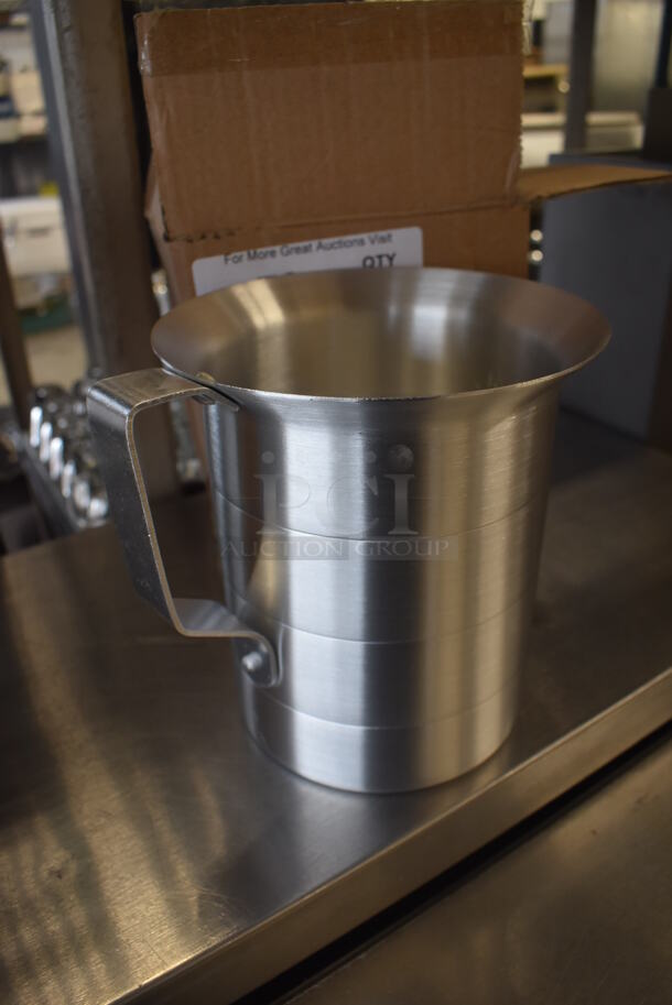 BRAND NEW IN BOX! Winco AM-2 Metal Pitcher. 7x6x7 - Image 2 of 4