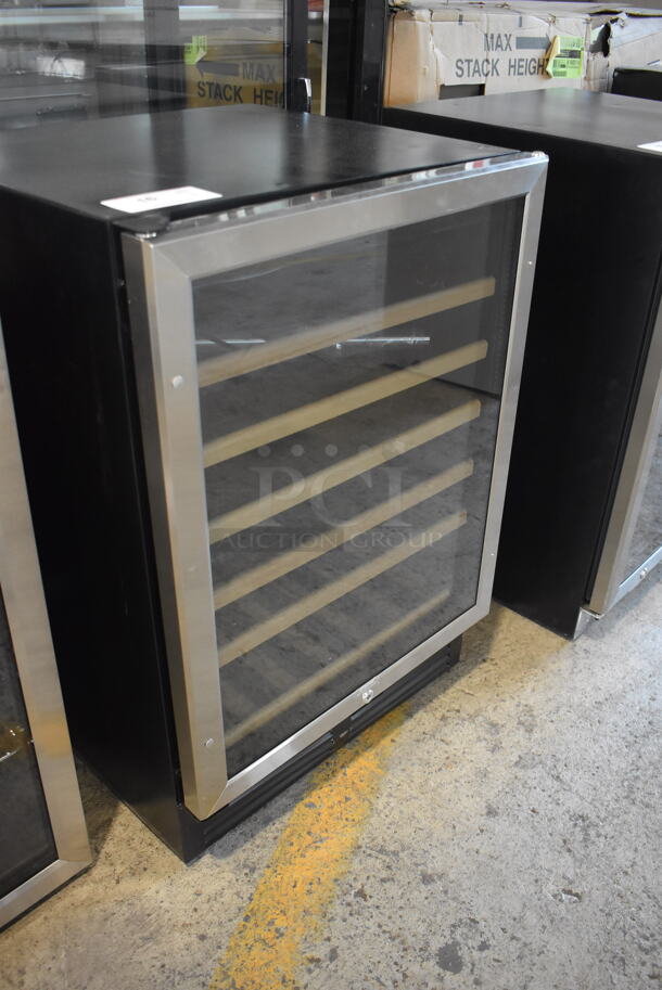 BRAND NEW SCRATCH AND DENT! Avanti WCR506SS Stainless Steel Free Standing Glass Door With Stainless Steel Trim Electric Powered Wine Chiller. 115V Tested and Working! - Image 2 of 5