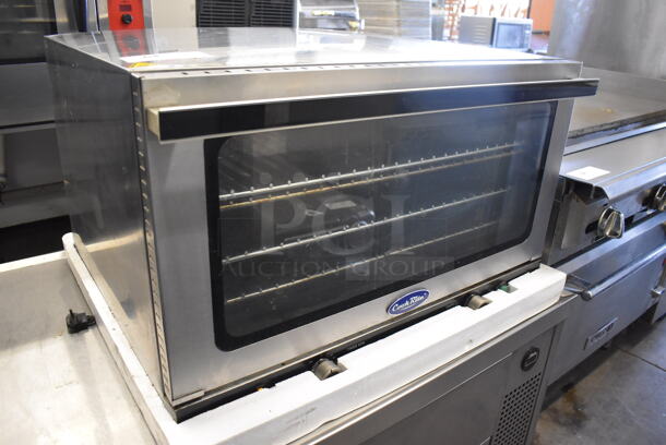 Cook Rite Stainless Steel Commercial Countertop Electric Powered Convection Oven w/ View Through Door and Metal Oven Racks. 208-240 Volts, 1 Phase. 32x27x19 - Image 3 of 6