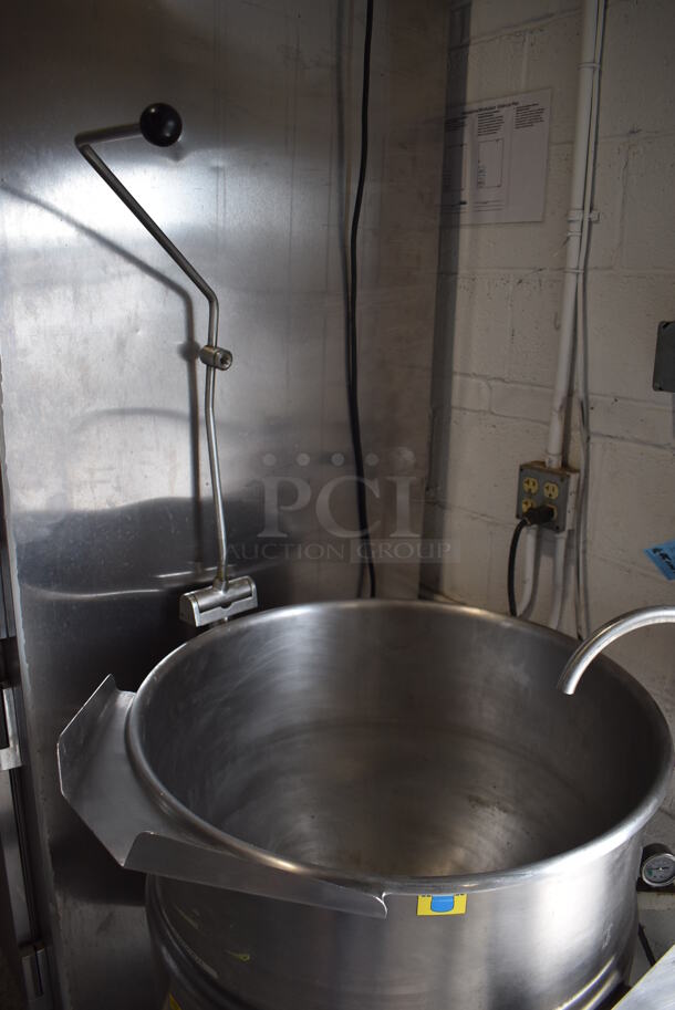 Cleveland KEL-40T Stainless Steel Commercial Floor Style Electric Powered 40 Gallon Steam Kettle. 440-480 Volts, 1/3 Phase. - Image 6 of 9