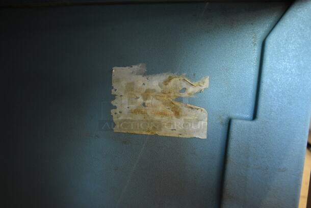 Delfield Stainless Steel Commercial Sandwich Salad Prep Table Bain Marie Mega Top on Commercial Casters. 115 Volts, 1 Phase. Tested and Powers On But Does Not Get Cold  - Image 8 of 9