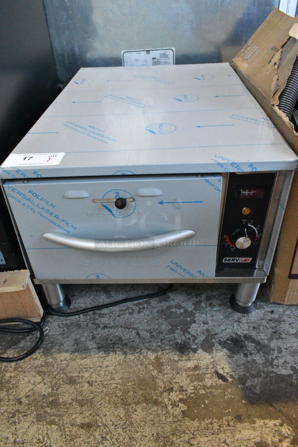 BRAND NEW SCRATCH AND DENT! 2024 ServIt 423WDNFS1 Single Narrow Freestanding Drawer Warmer. 115 Volts, 1 Phase. Tested and Working! - Image 2 of 5