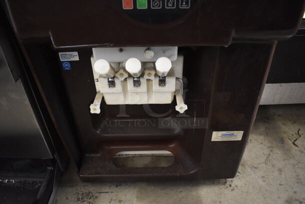 Godiva Stainless Steel Commercial Countertop Air Cooled 2 Flavor w/ Twist Soft Serve Ice Cream Machine. 208-230 Volts, 3 Phase. 21.5x35x36 - Image 6 of 7