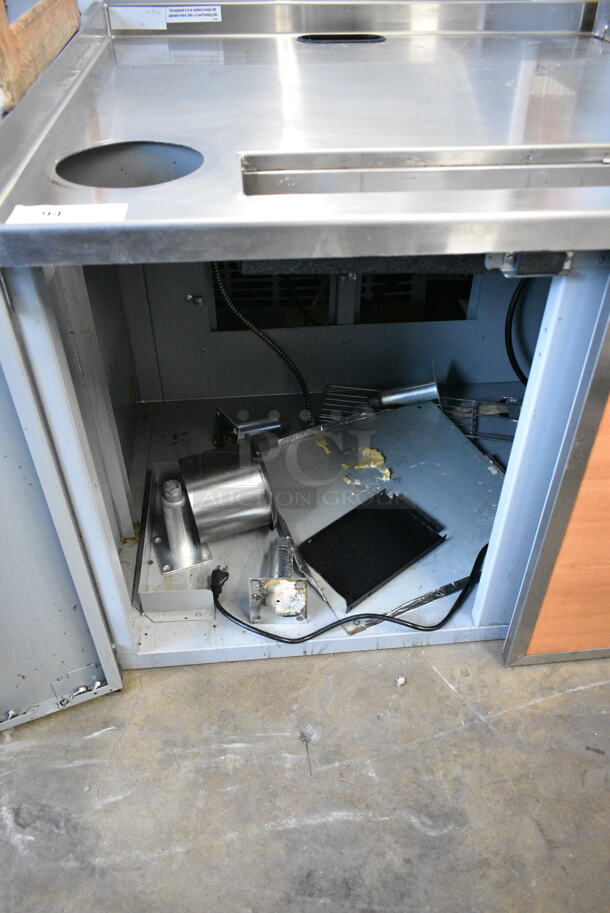 Manitowoc SD0452A Stainless Steel Commercial Ice Head on Cornelius Stainless Steel Commercial 8 Flavor Carbonated Beverage Machine and Duke Stainless Steel Commercial Soda Station. 115 Volts, 1 Phase.  - Image 2 of 8